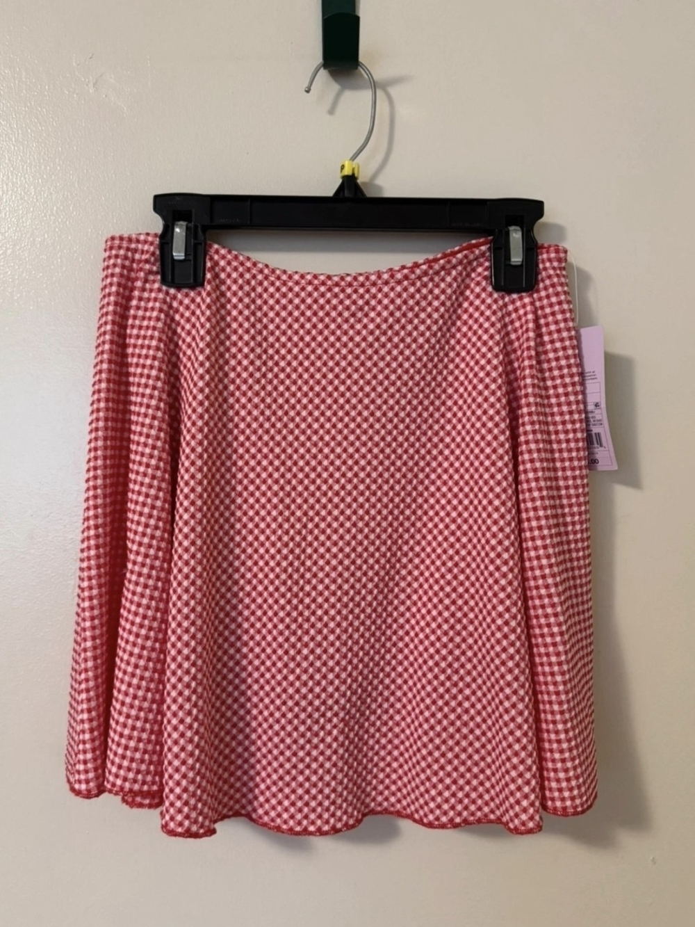 wild fable Red and White Gingham Skater Skirt